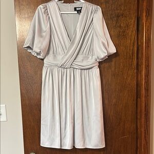 DKNY Women's Elegant Gray Dress